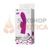 Estimulador de punto G con masajeador de clitoris y carga USB